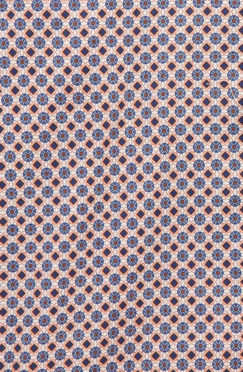 Johnston & Murphy Kids' Medallion Print Button-Down Shirt, Alternate, color,