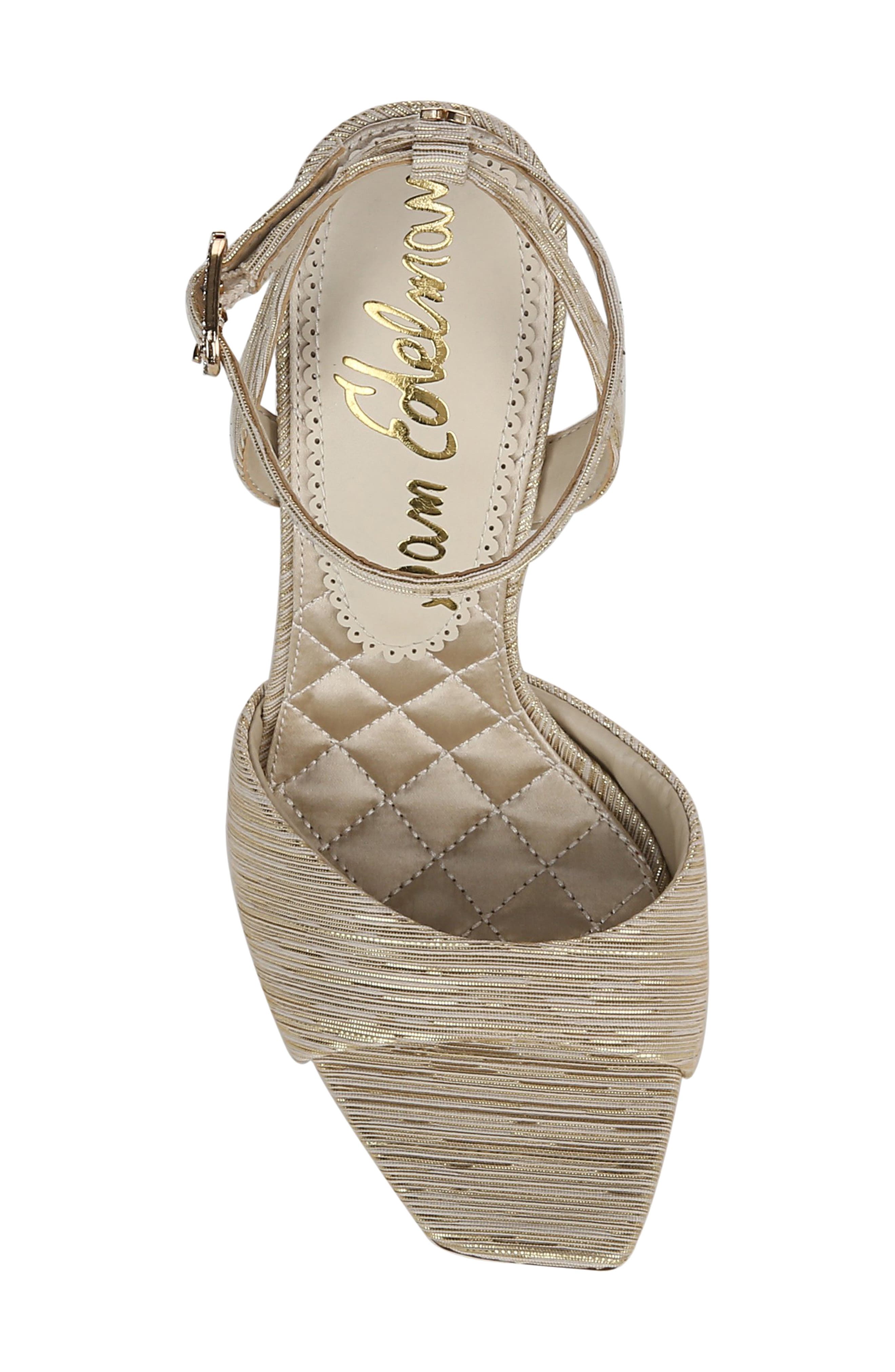 Sam Edelman Lilian Slingback Sandal, Alternate, color, Soft Gold