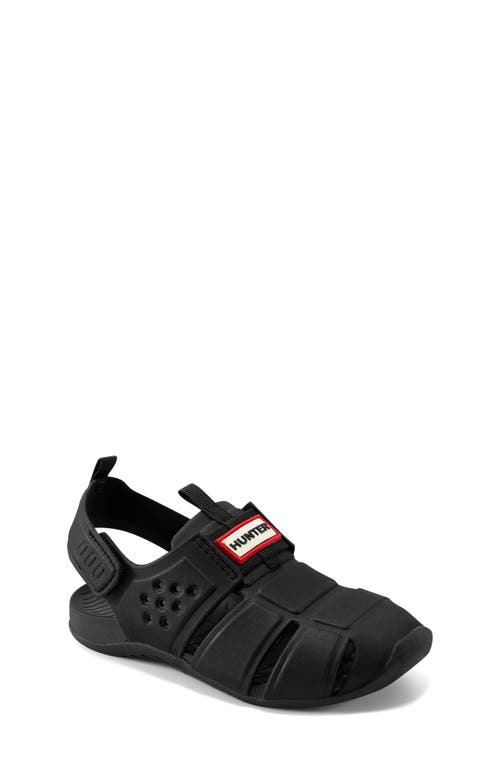 Hunter Kids' Edosa Slingback Sandal In Black 001