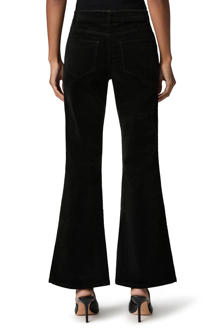Sofia High Waist Flare Jeans, Alternate, color, BLACK