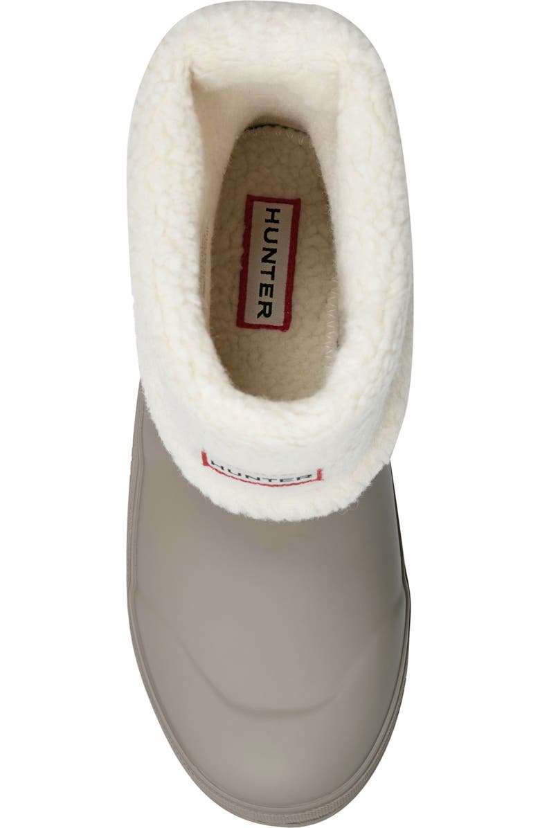 Hunter Thunor Indoor/Outdoor Insulated Roll Top Waterproof Snow Boot, Alternate, color, Millstone