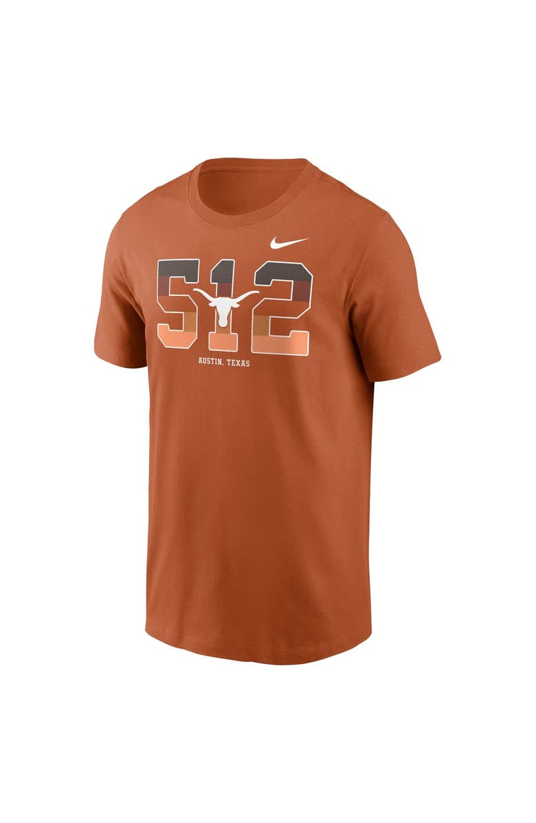 Nike Men's Nike Texas Orange Texas Longhorns Campus Local T-Shirt, Alternate, color, 