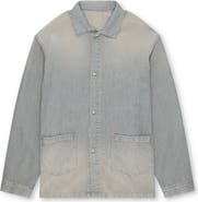 Fortela Underminer Pinstripe Denim Jacket
