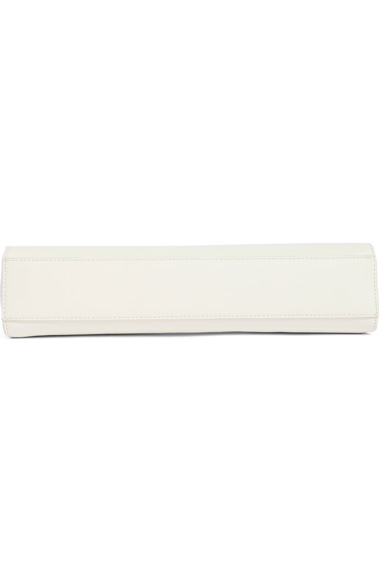 BCBG Curved Hardware Handle Clutch, Alternate, color, Powder