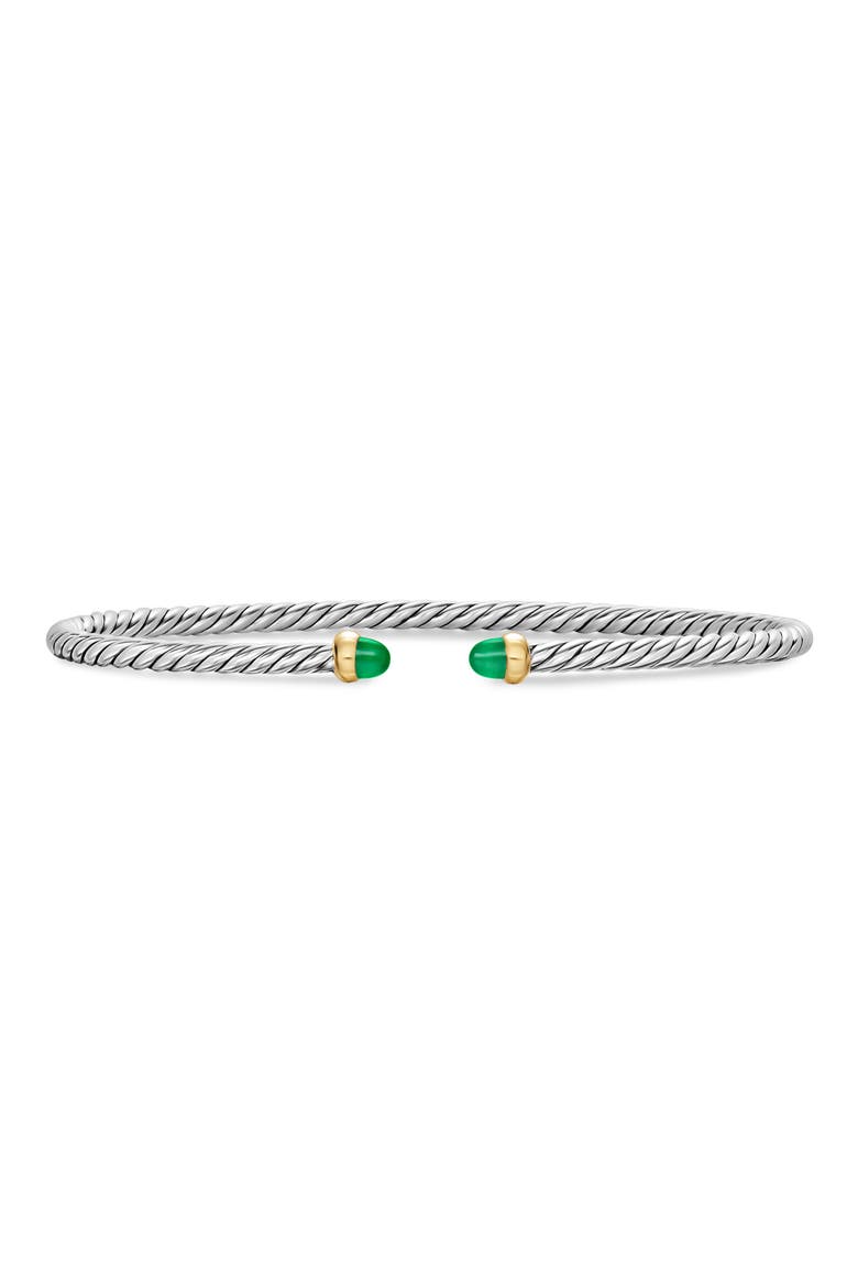 Micro Cable Flex Bracelet, Main, color, EMERALD