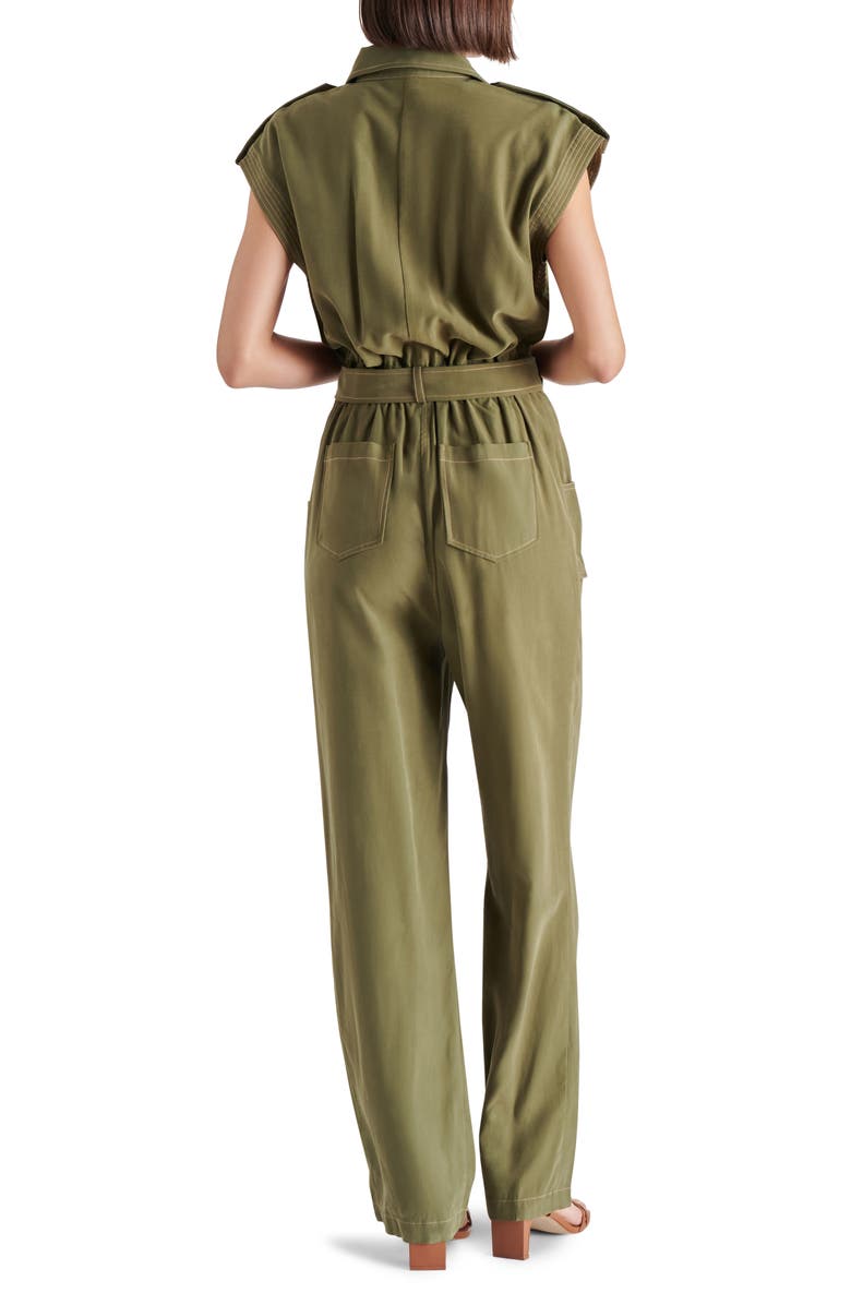 Steve Madden Gene Belted Utility Jumpsuit, Alternate, color, 