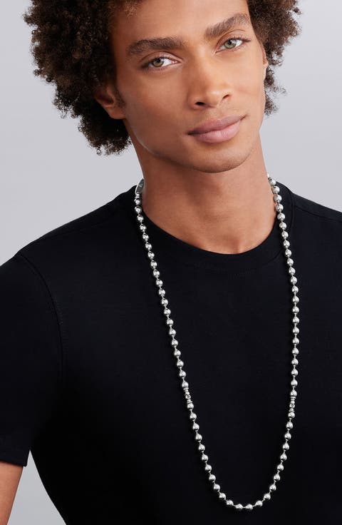 Men's 8mm Ball Chain Necklace