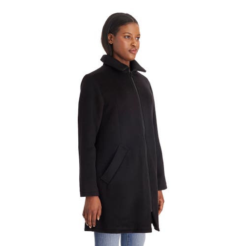 Modern Eternity Maternity Modern Eternity Khloe 3-in-1 Wool-blend Maternity Coat Semi-fitted In Black