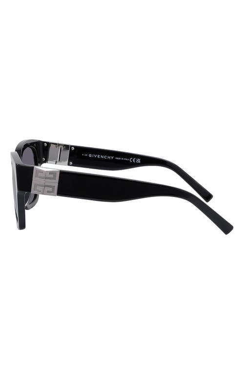 Givenchy 4g 53mm Square Sunglasses In Black