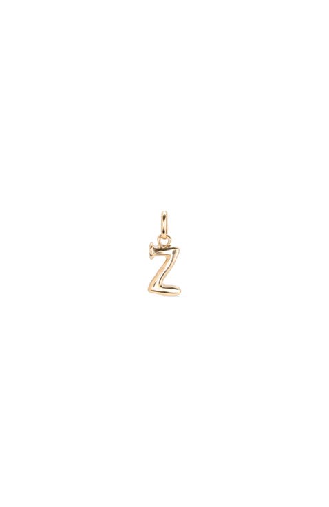 18K Gold-Plated Letter Z Charm