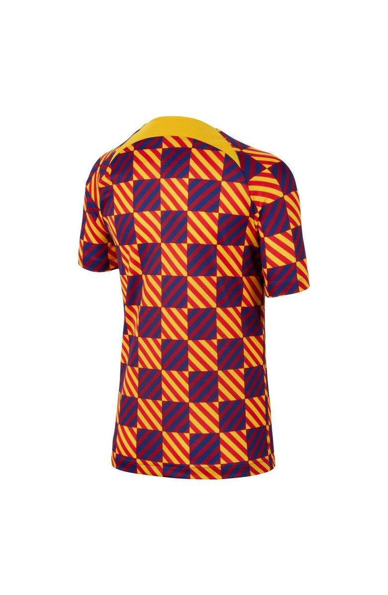 Nike Youth Nike Yellow Barcelona Pre-Match Top, Alternate, color, 