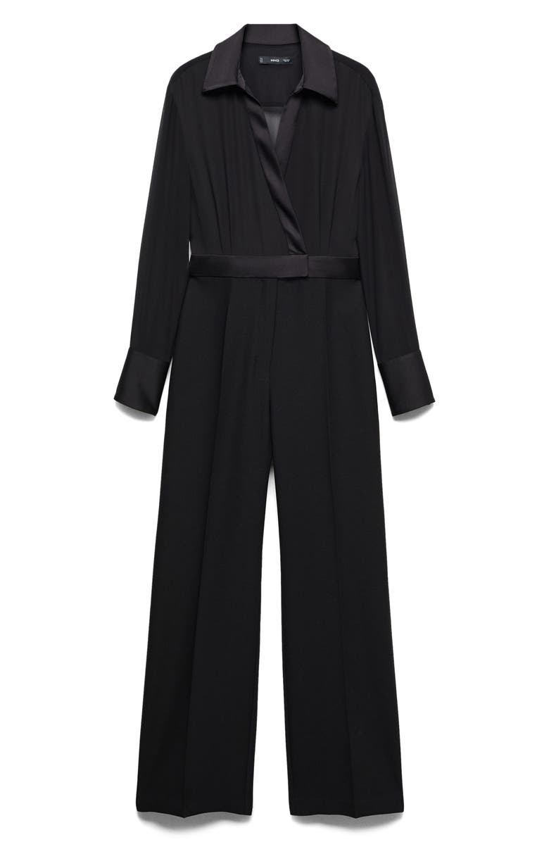 MANGO Wide Leg Jumpsuit, Alternate, color, 