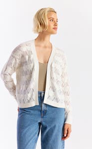 WISPR Chevron Stitch Cardigan