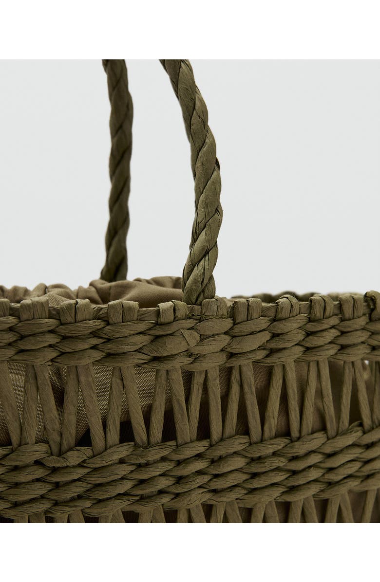 MANGO Natural Fiber Tote, Alternate, color,