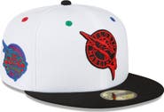 New Era Men's New Era White/Black Florida Marlins 2003 World Series Champions Primary Eye 59FIFTY Fitted Hat