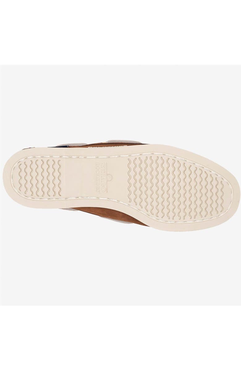 Sebago Portland Nubuck Womans Boat Shoes, Alternate, color, Brown Dk-Yellow Gold