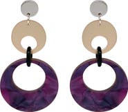 Toolally Swinging Circle Drop Earrings