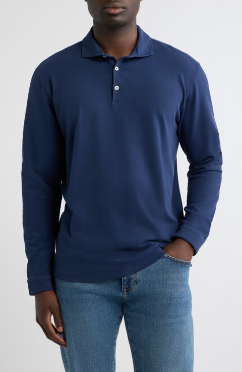 Crown Flex Pima Cotton Long Sleeve Polo