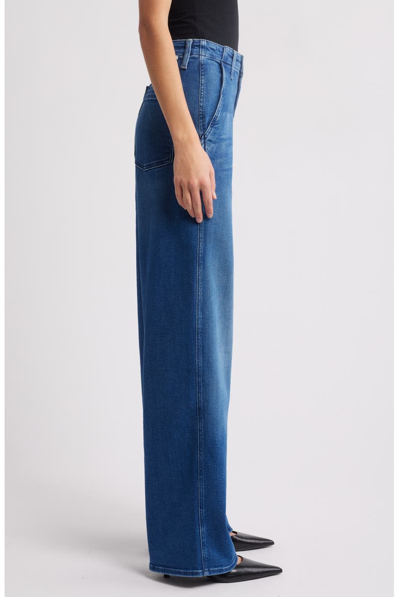 The Major Sneak Roller High Waist Wide Leg Jeans, Alternate, color, WHATEVER YOU WANT