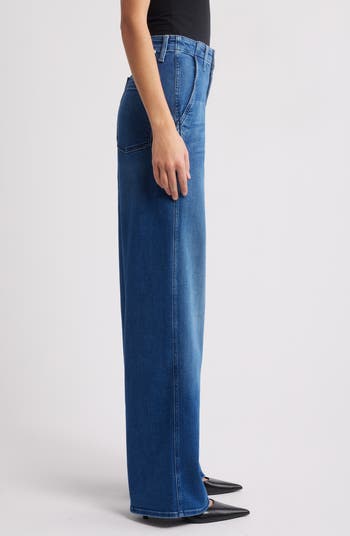 The Major Sneak Roller High Waist Wide Leg Jeans