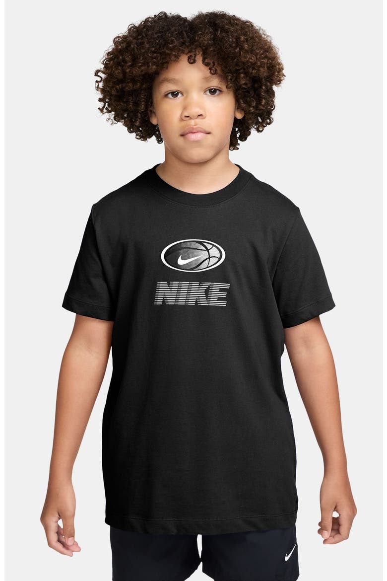 Kids' Dr-Fit Logo Graphic T-Shirt, Main, color, BLACK