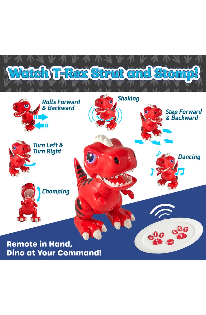 Power Your Fun Robo Pets Dino - Red, Alternate, color, Red