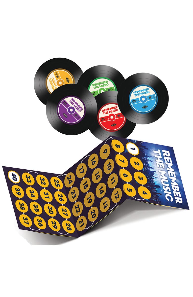 Longshore Remember The Music Game Music Trivia, Ages 8+, Alternate, color, Multicolored