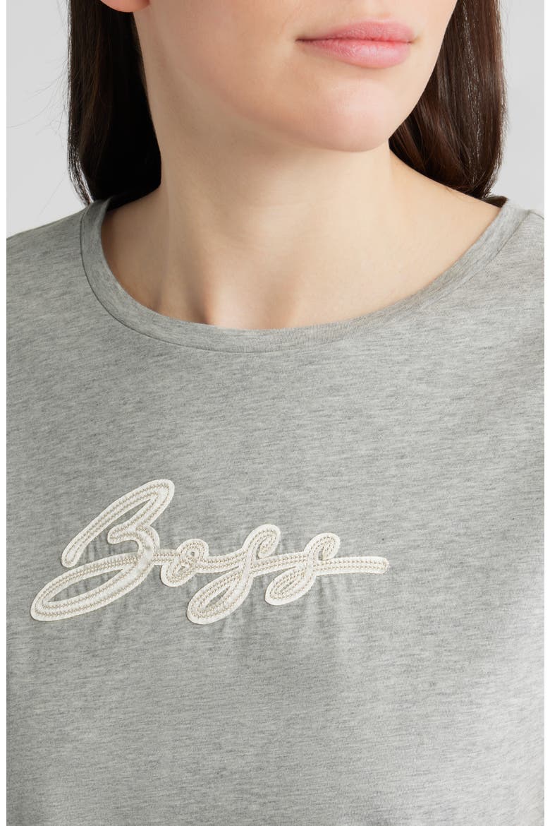 Elove Short Sleeve Cotton T-Shirt, Alternate, color, OPEN GY
