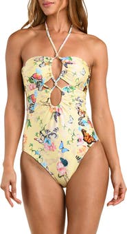 L'AGENCE Shiva Cutout One-Piece Swimsuit