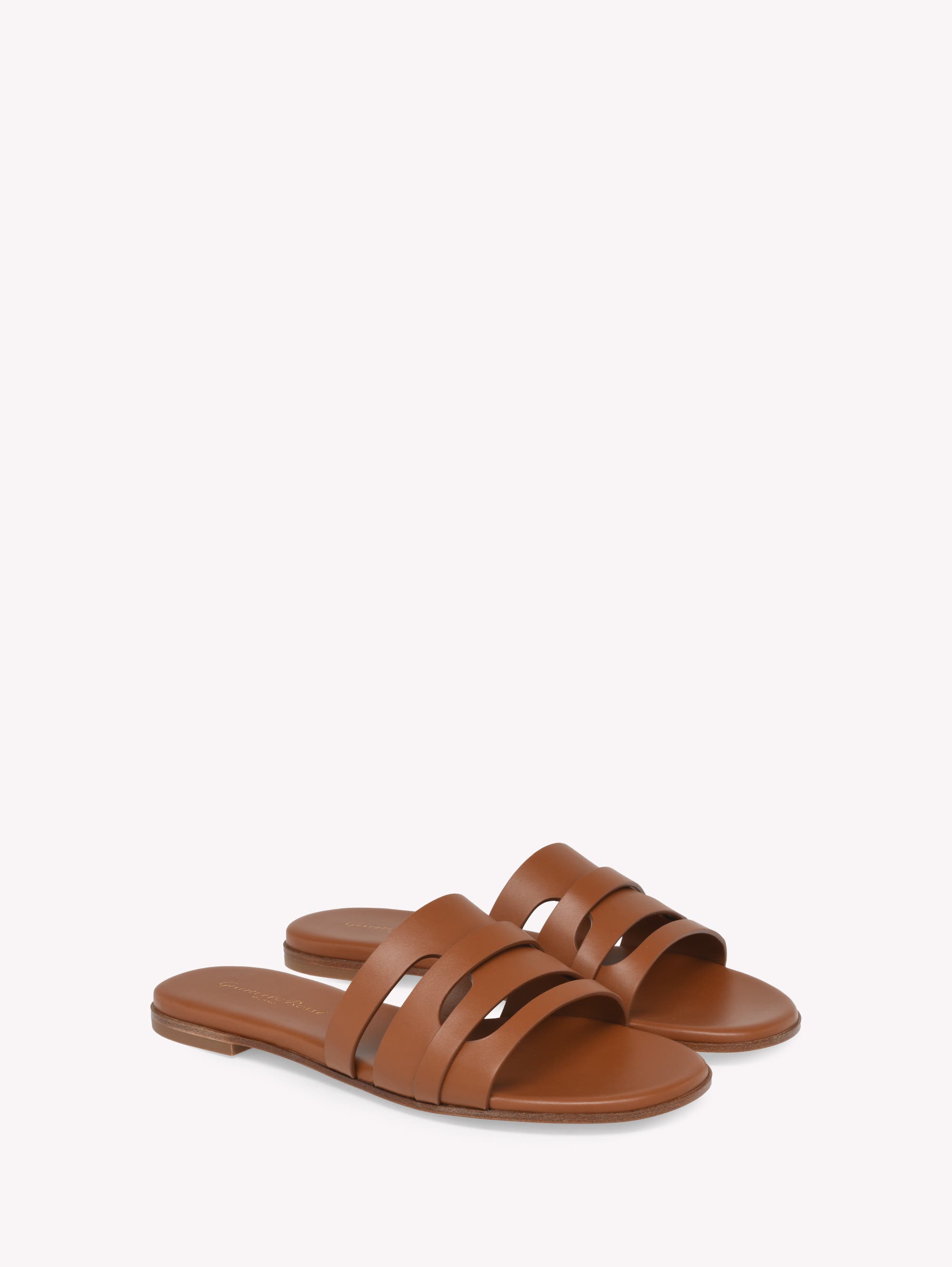 Gianvito Rossi Nora Mule, Alternate, color, Brown Calf