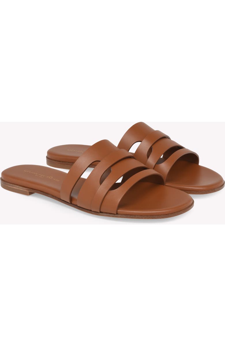 Gianvito Rossi Nora Mule, Alternate, color, Brown Calf