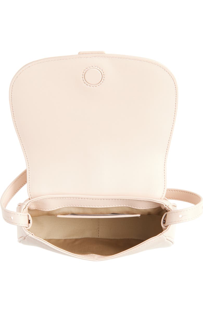 McQueen Mini T-Bar Shoulder Bag, Alternate, color, Blush Pink/ Silver