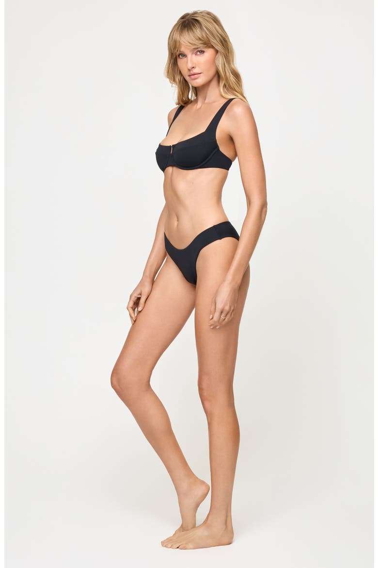 Rocky Full Bikini Bottoms, Alternate, color, BLACK