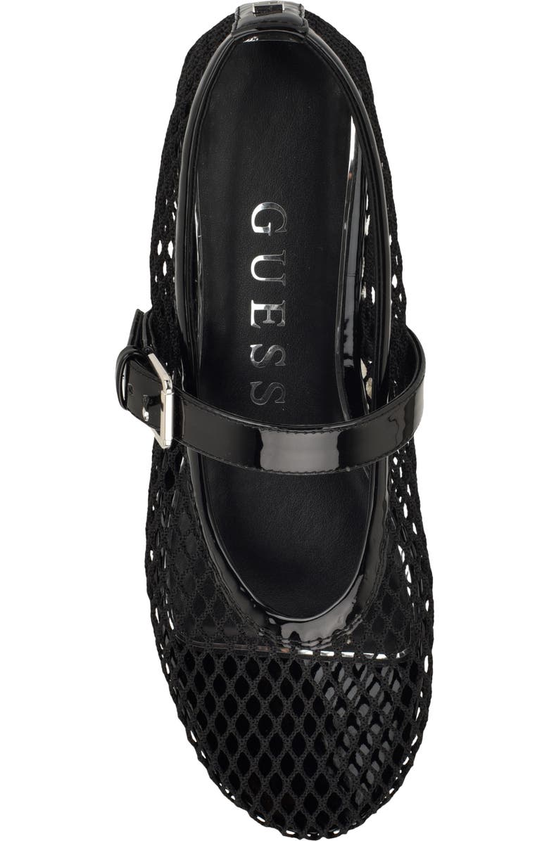 GUESS Paxey Mary Jane Flat, Alternate, color, Black