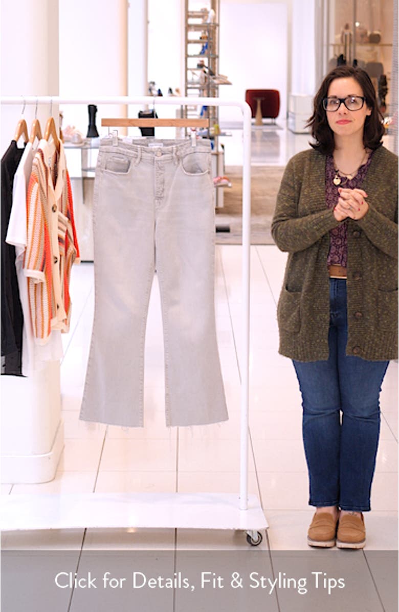 Soft-Tech Good Legs Frayed Crop Mini Bootcut Jeans, sales video thumbnail