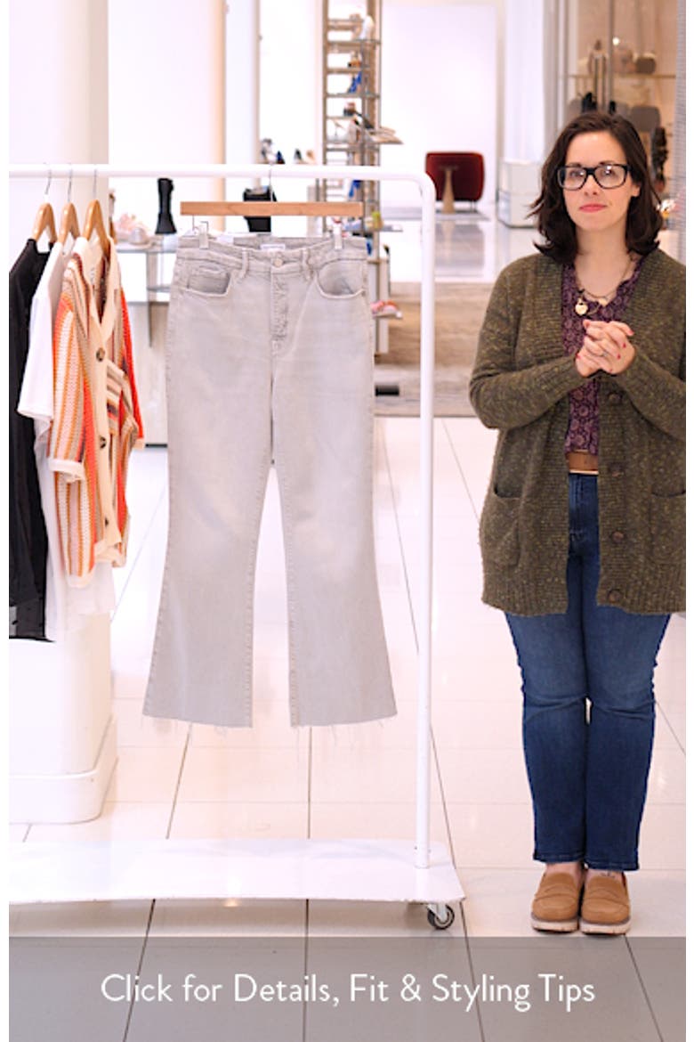 Soft-Tech Good Legs Frayed Crop Mini Bootcut Jeans video
