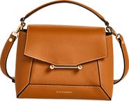 Strathberry Mosaic Leather Top Handle Bag