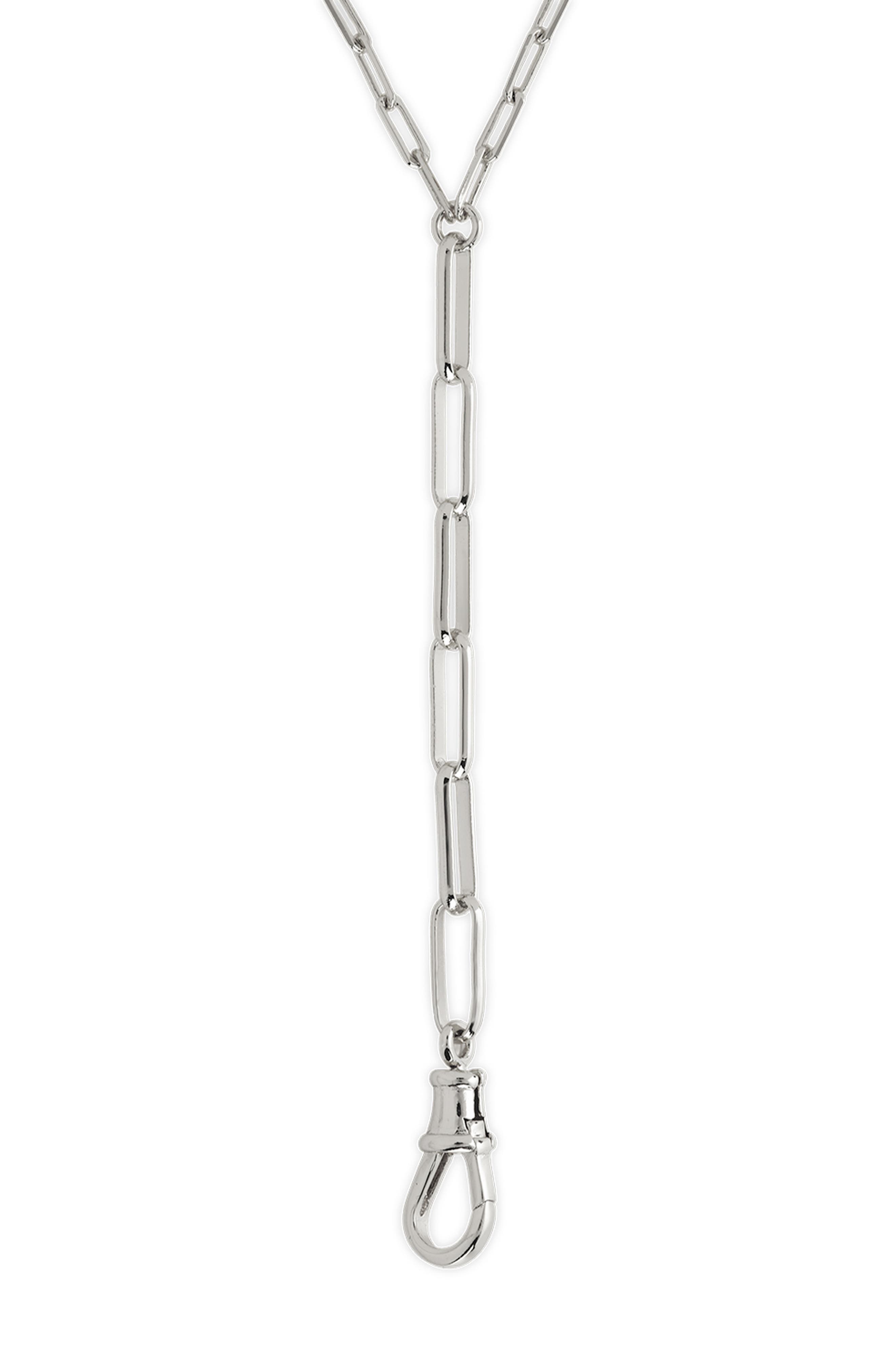 Collins Chainlink Y-Drop Necklace