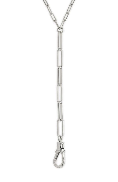 Collins Chainlink Y-Drop Necklace