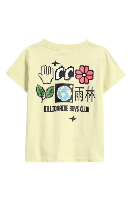 Billionaire Boys Club Kids' Bb Rainforest Graphic T-shirt In White Jade