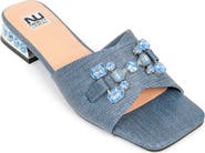 NINETY UNION Charm Crystal Embellished Sandal