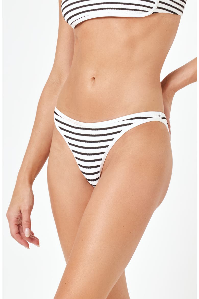 Suzi Textured Stripe Bikini Bottoms, Alternate, color, SAIL ALONG STRIPE