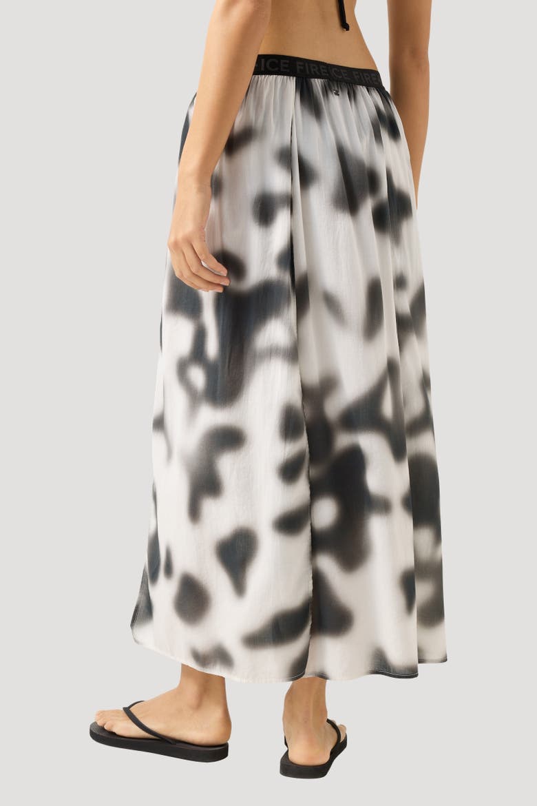 Nadea Skirt, Alternate, color, Black/white