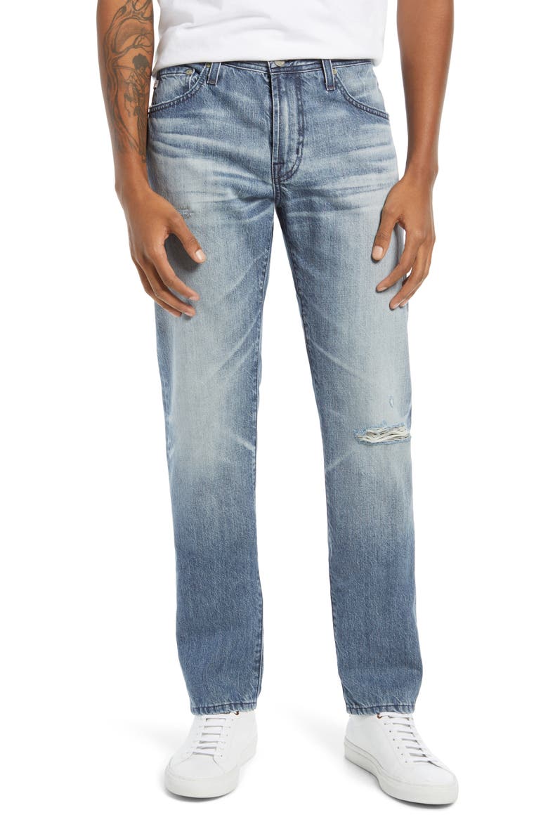 Men's Slim Fit Jeans, Main, color, 17 YEARS BADLANDS