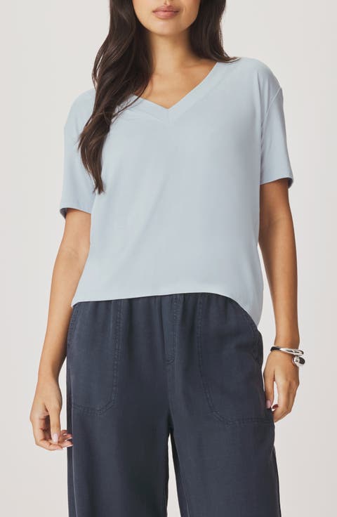 Kacey V-Neck Short Sleeve T-Shirt