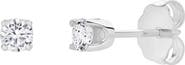 LuvMyJewelry Seraph 0.35 Ct TW Lab Grown Round Diamond Studs 14K Gold Earrings