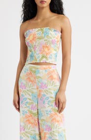 Rip Curl Catalina Island Smocked Tube Top