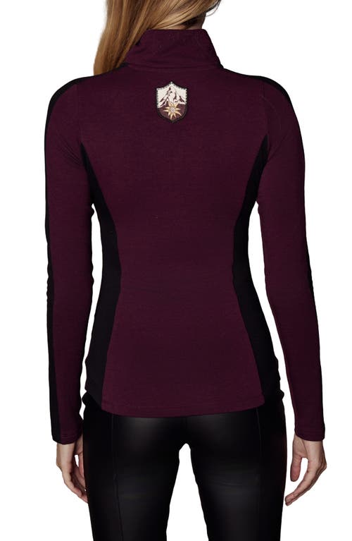 Alp N Rock Tanvi French Terry Half Zip Pullover In Animal Print