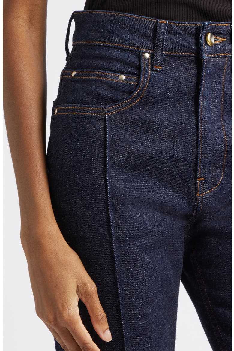 Russet High Waist Crop Jeans, Alternate, color, SABLE WASH
