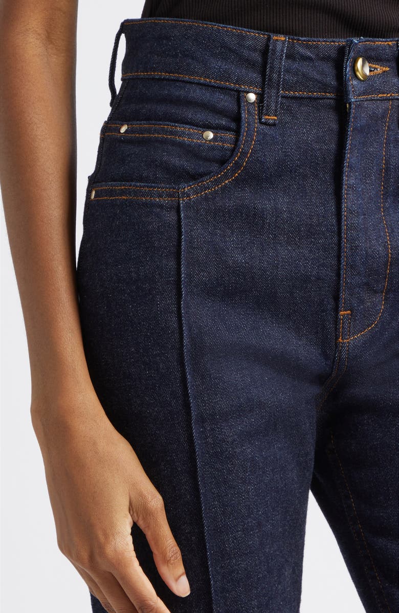 OSSOU Russet High Waist Crop Jeans, Alternate, color, Sable Wash